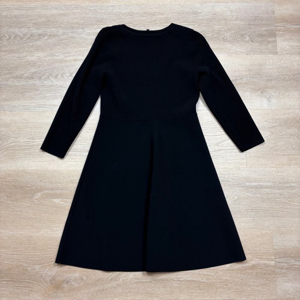 Theory A-Line Dress Women’s L Color Black - Picture 6 of 6